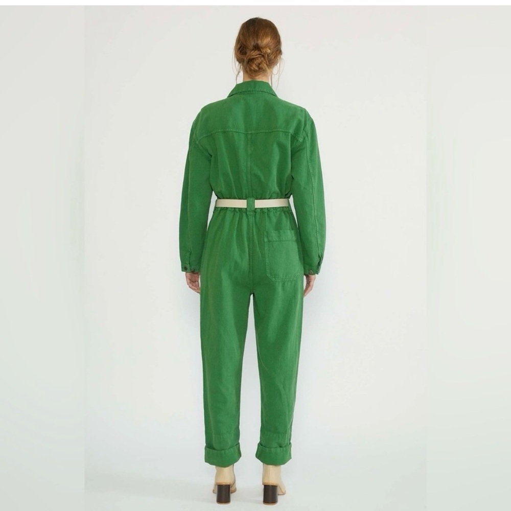 NWOT Etica Kingsley Utility Jumpsuit Juniper a Collaboration with Anthropologie - Picture 2 of 4